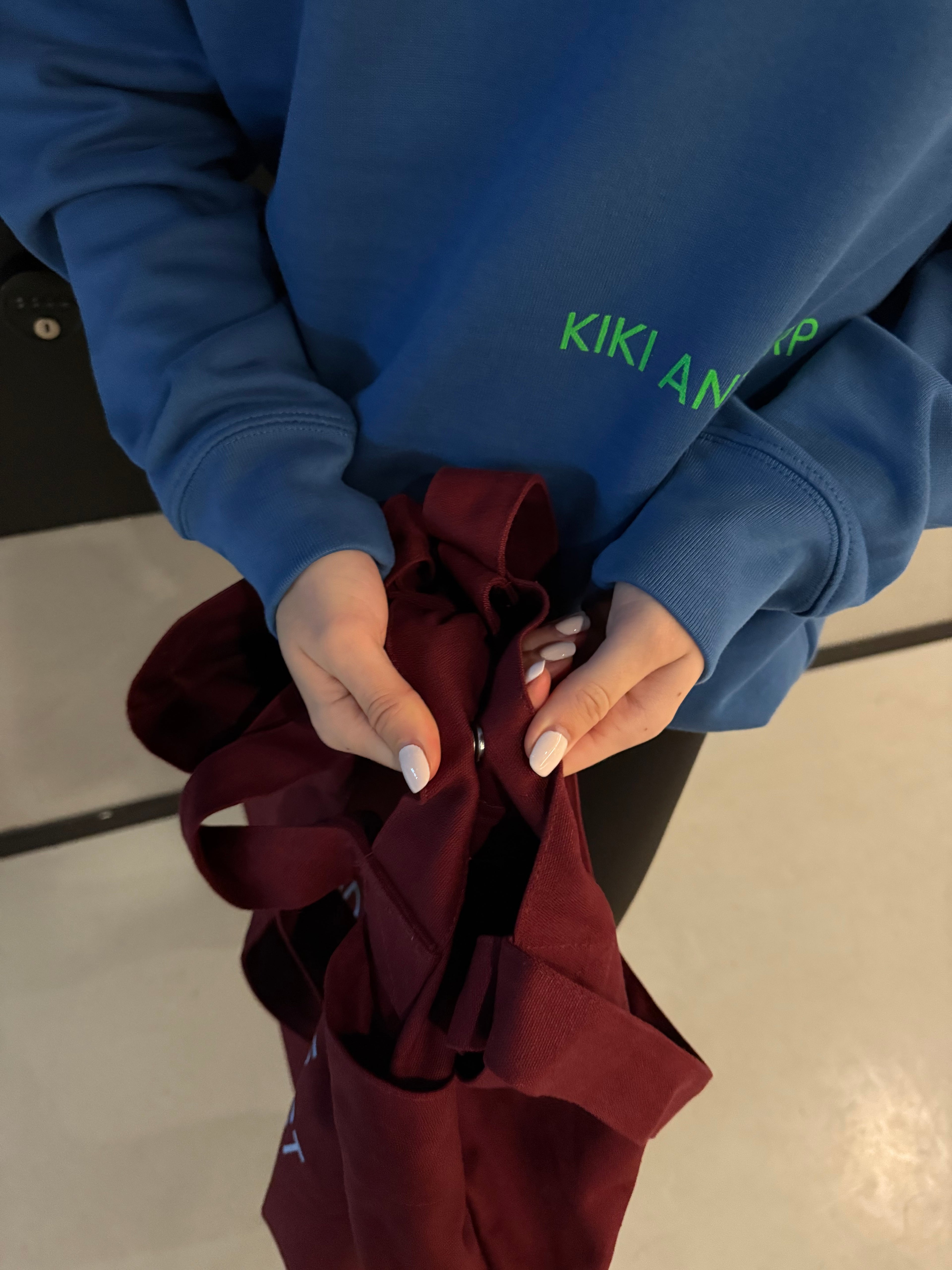 The KIKI ANTWERP Bordeaux bag