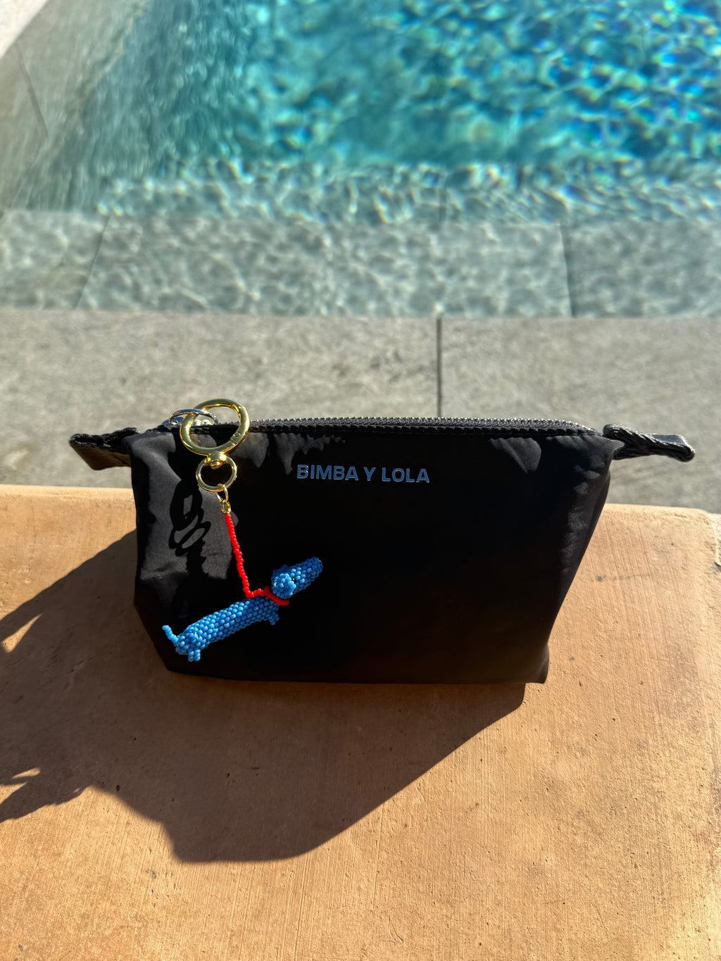 KIKI ANTWERP Blue keychain